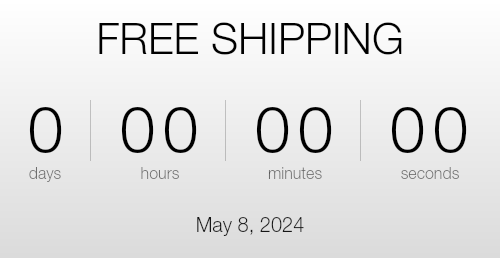 FREE SHIPPING Countdown Clock | CountingDownTo