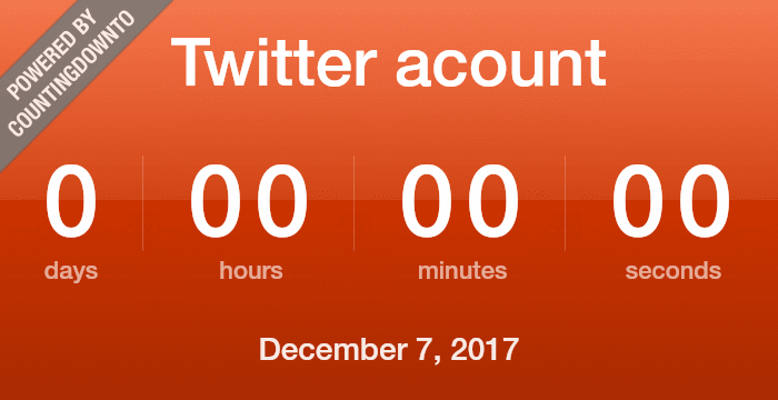 Twitter acount