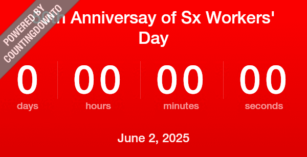 50th Anniversay of Sx Workers' Day